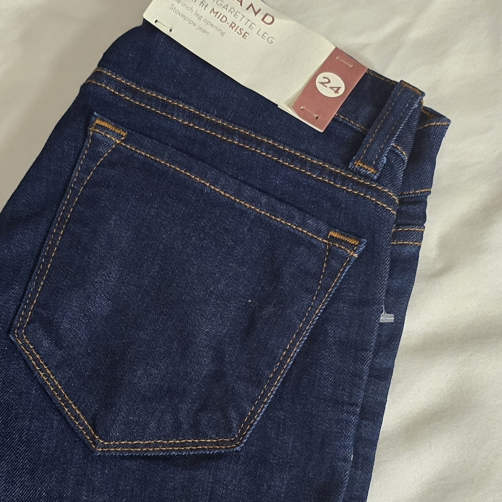 J brand the cigarette leg slim fit mid rise jeans sz 24 nwt - Picture 5 of 9
